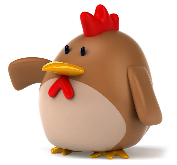 Fun chicken — Stock Photo, Image