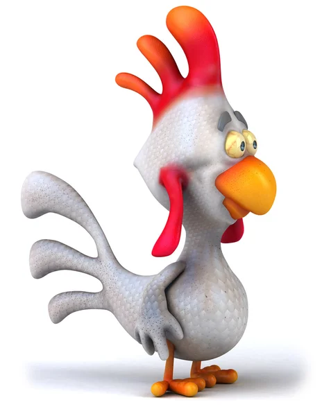 Веселая курица — стоковое фото