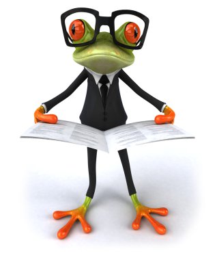 Business Frog clipart