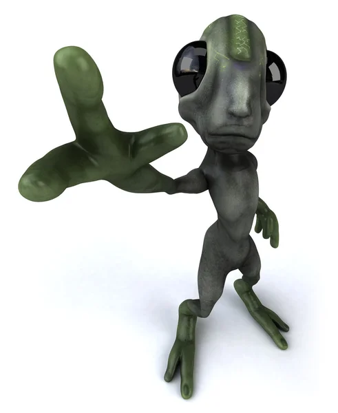 Alien illustration — Stock Photo, Image