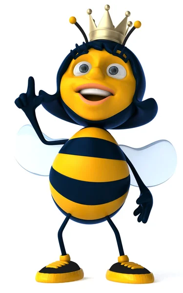Diversão super abelha — Fotografia de Stock