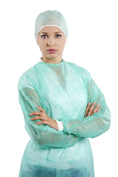 Krankenschwester mit Mütze — Stockfoto