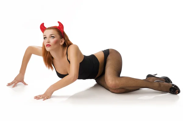 Sensuale satana — Foto Stock