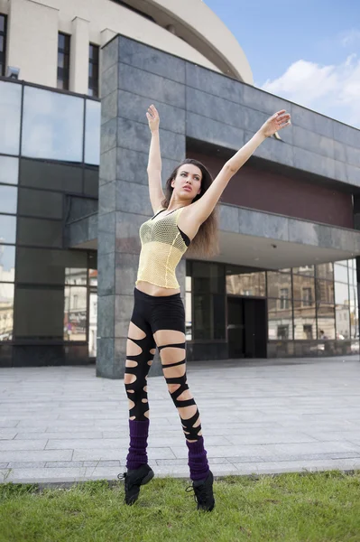 Mulher de balé moderno — Fotografia de Stock