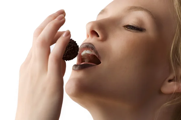 El chocolate de caramelo — Foto de Stock