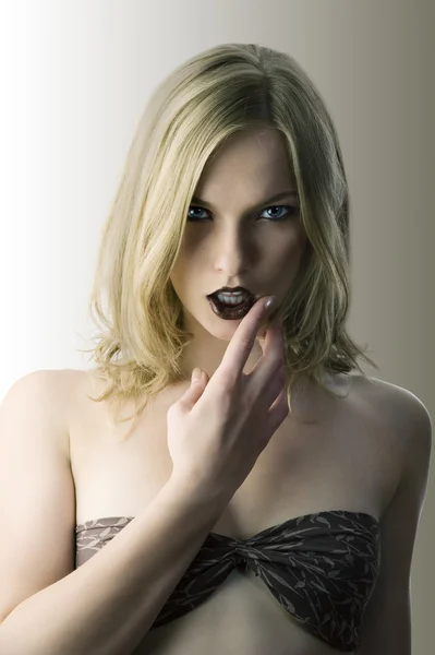 Sexy blond woman — Stock Photo, Image