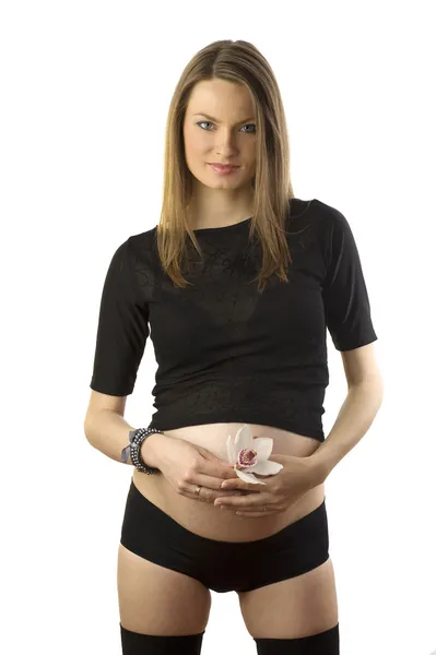Ніцца вагітна — стокове фото