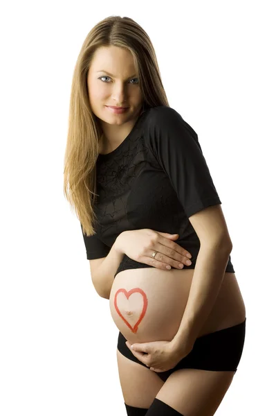 La embarazada — Foto de Stock