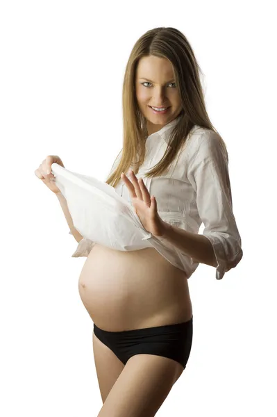 妊娠中の女性 ロイヤリティフリーのストック画像