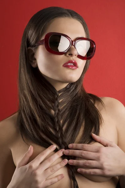 Stylový kreativní vlasy — Stock fotografie