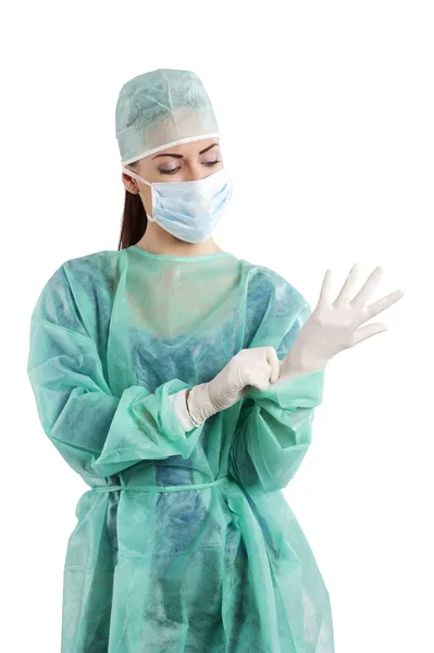 Asistente de cirugía — Foto de Stock