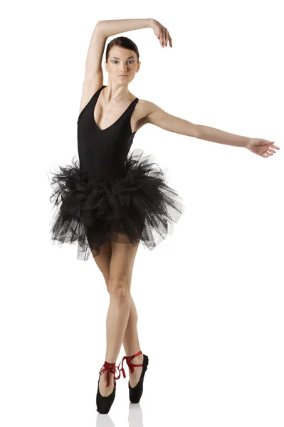Балерина танцует по очкам — стоковое фото