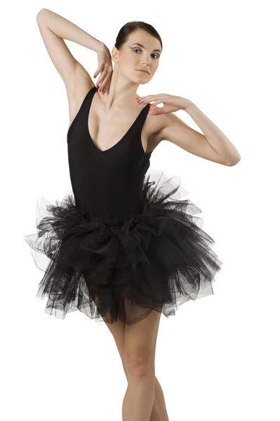 Bailarina en negro —  Fotos de Stock
