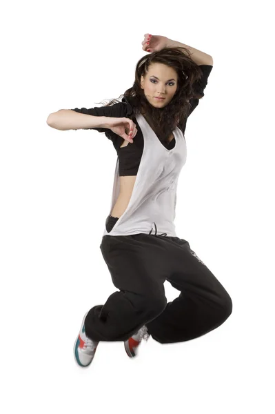Chica bailarina de hip hop — Foto de Stock