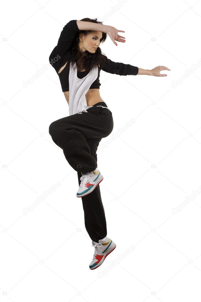 Jumping dancer