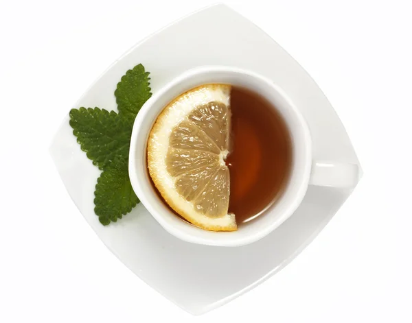 Tazza di tè alla menta — Foto Stock