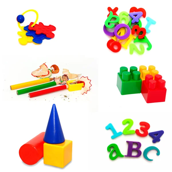 Coleção de brinquedos — Fotografia de Stock