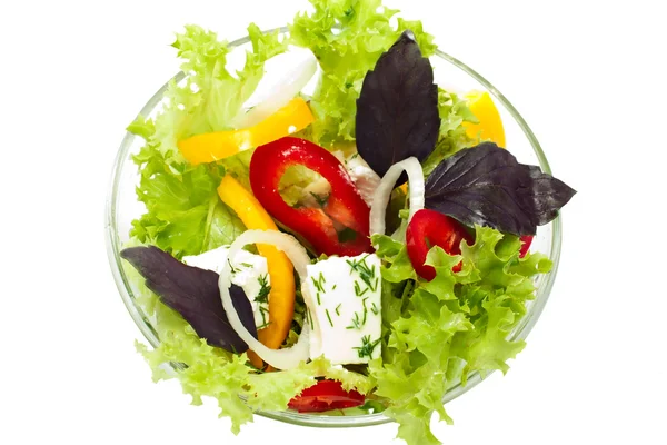 Salade van verse groenten — Stockfoto