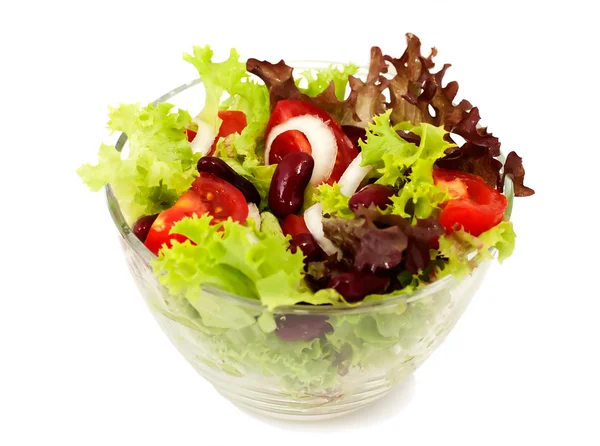 Čerstvý zeleninový salát — Stock fotografie