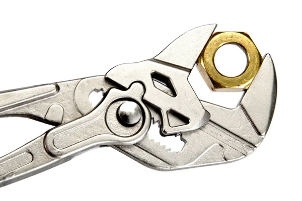 Manual locksmith tools, isolated on a white background — Stock Photo, Image