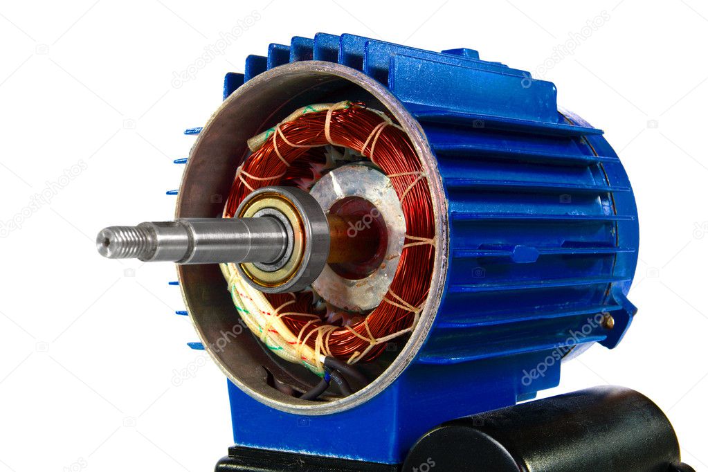 Motor, isolated on a white background