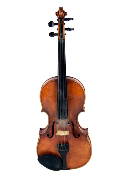 stock image Old violin, isolated on a white background