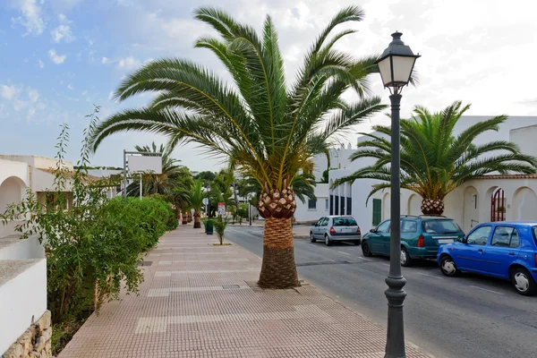 stock image Cala d'Or street