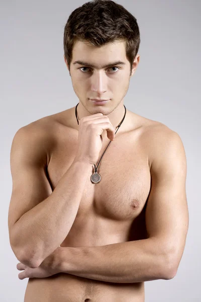 Model młody mężczyzna bielizny — Zdjęcie stockowe