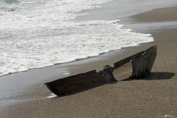 stock image Boat on beach.