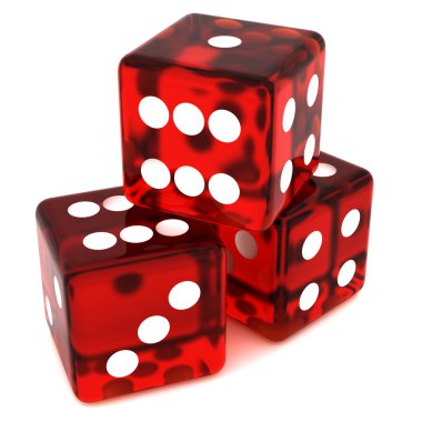Red Dice clipart