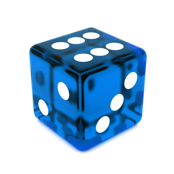 Kék kocka — Stock Fotó
