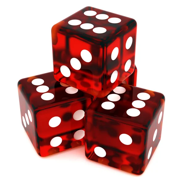 Red Dice — Stock Photo, Image