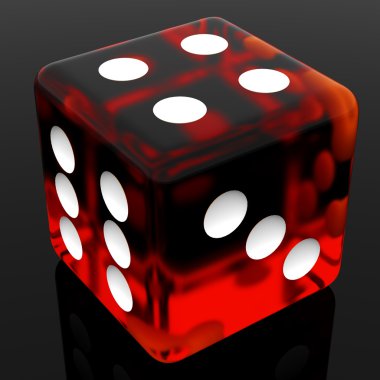 Red Dice clipart