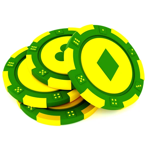 Casino polletter — Stockfoto