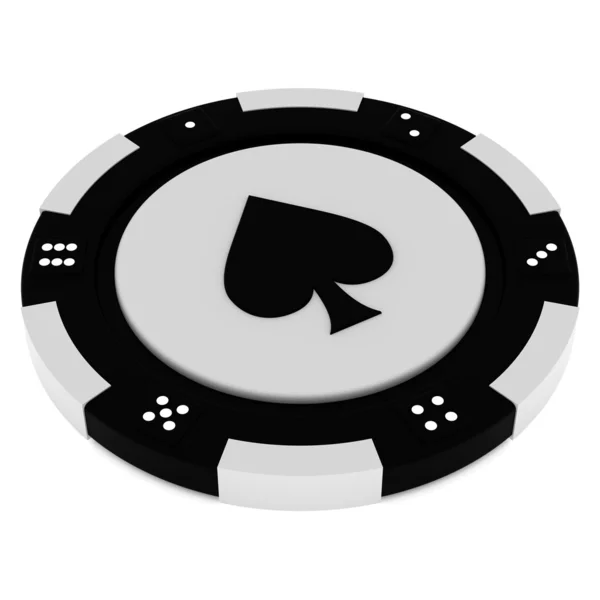 Токены казино — стоковое фото