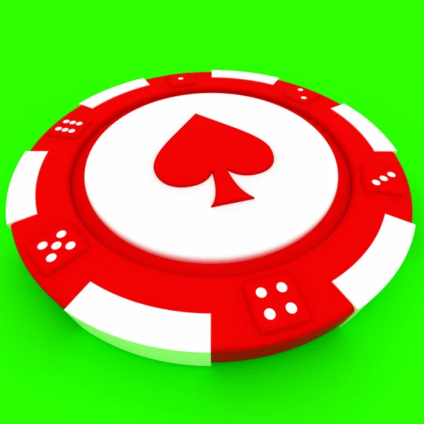 Токены казино — стоковое фото