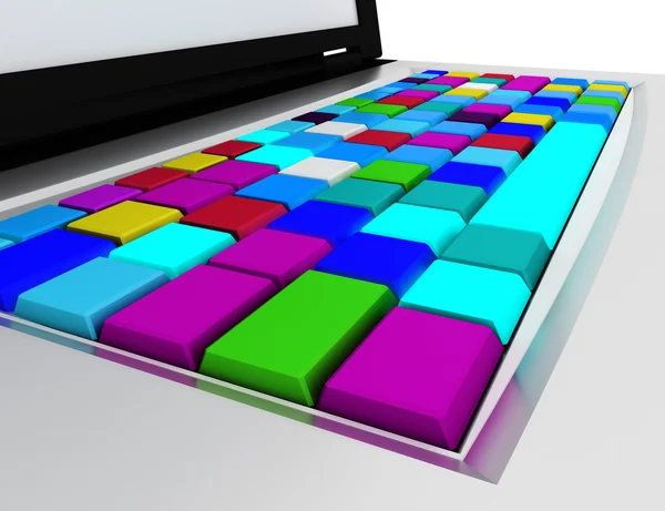 Color cubes — Stock Photo, Image