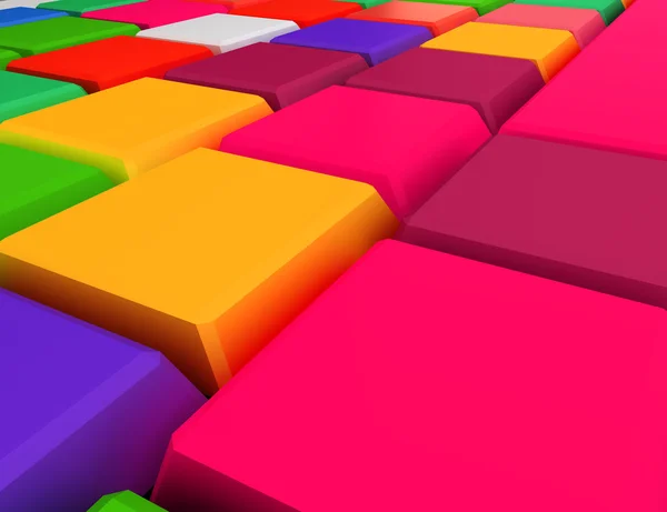 Cubos de color — Foto de Stock