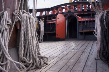 Reconstruction of the VOC ship The Batavia clipart