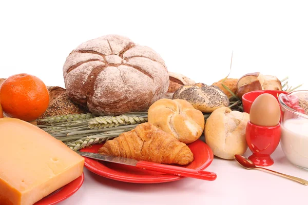Various breadrolls and buns — Stock Photo, Image