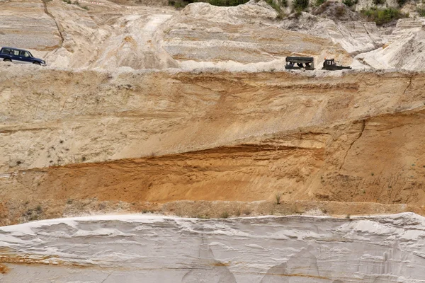 Stock image Off road driving in a sand pit