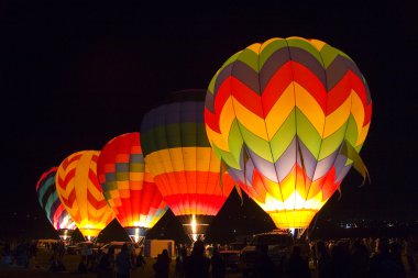 Hot air balloons clipart