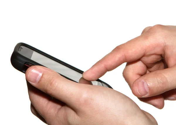 Telefone celular de tela sensível ao toque — Fotografia de Stock