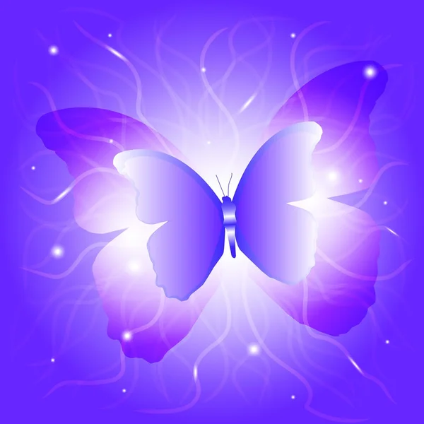 Abstrakter Schmetterling, Folge 10 — Stockvektor