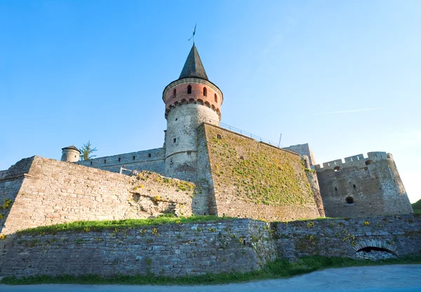 Castelo de Kamianets-Podilskyi (Ucrânia ) — Fotografia de Stock