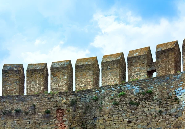 stock image View of Khotyn Fortress (Chernivtsi Oblast, Ukraine)