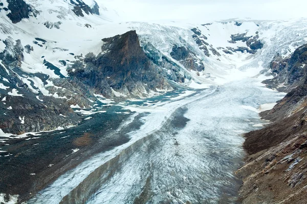Vista del glaciar alpino de verano — Foto de Stock