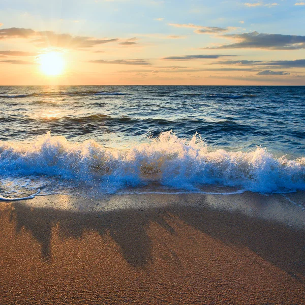 Sea sunset surf wave — Stock Photo, Image