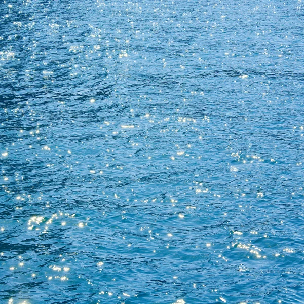 Lazur morze Woda powierzchnia — Zdjęcie stockowe