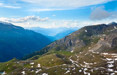 Alps summer view clipart